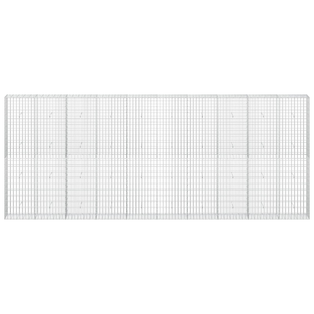 vidaXL Gabion z drutu 3,5 mm i siatką 5x10 cm 500x30x200 cm