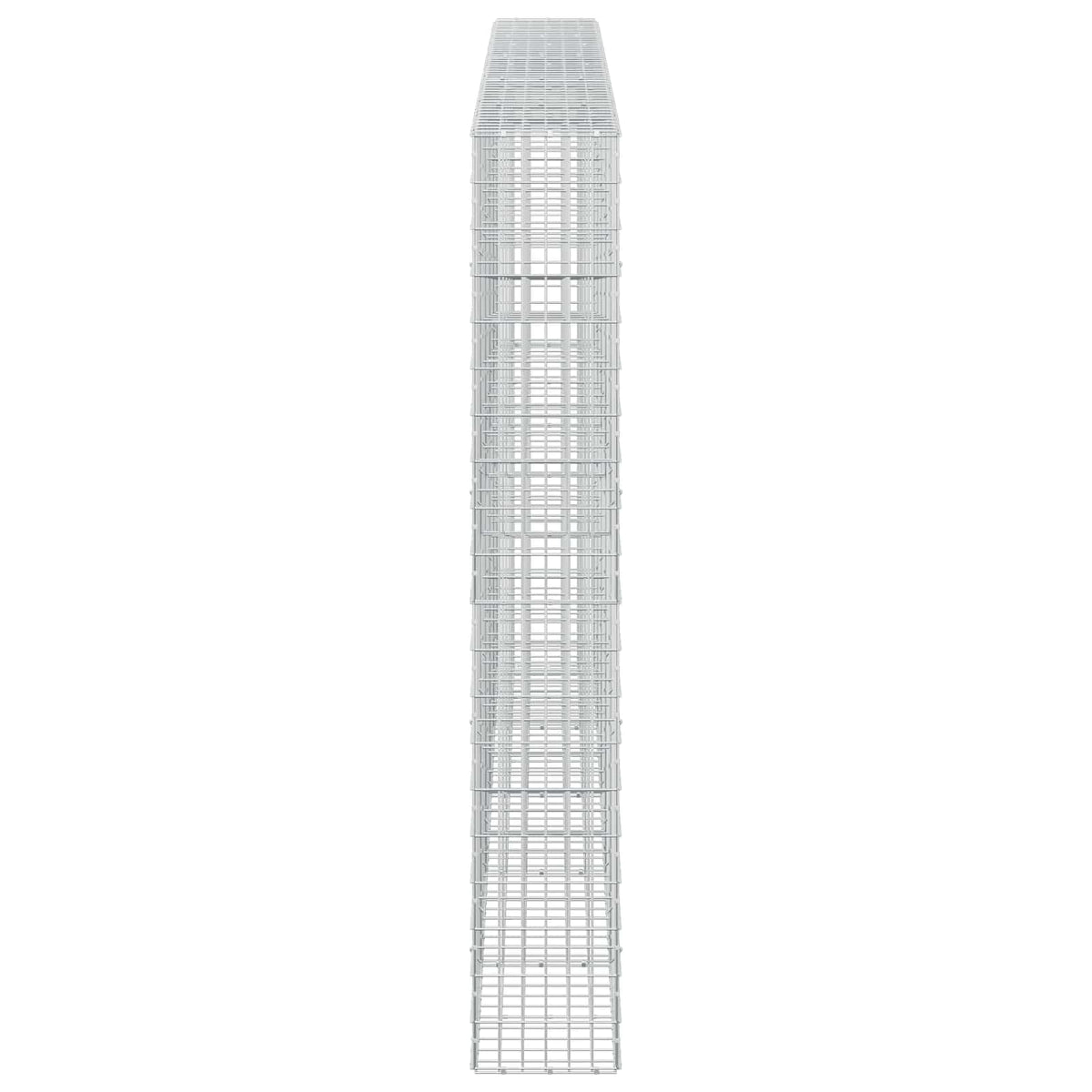 vidaXL Gabion z drutu 3,5 mm i siatką 5x10 cm 500x30x200 cm