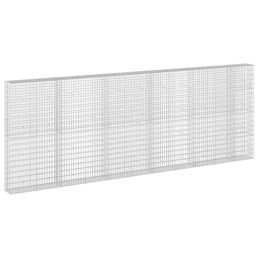 vidaXL Gabion z drutu 3,5 mm i siatką 5x10 cm 550x30x200 cm