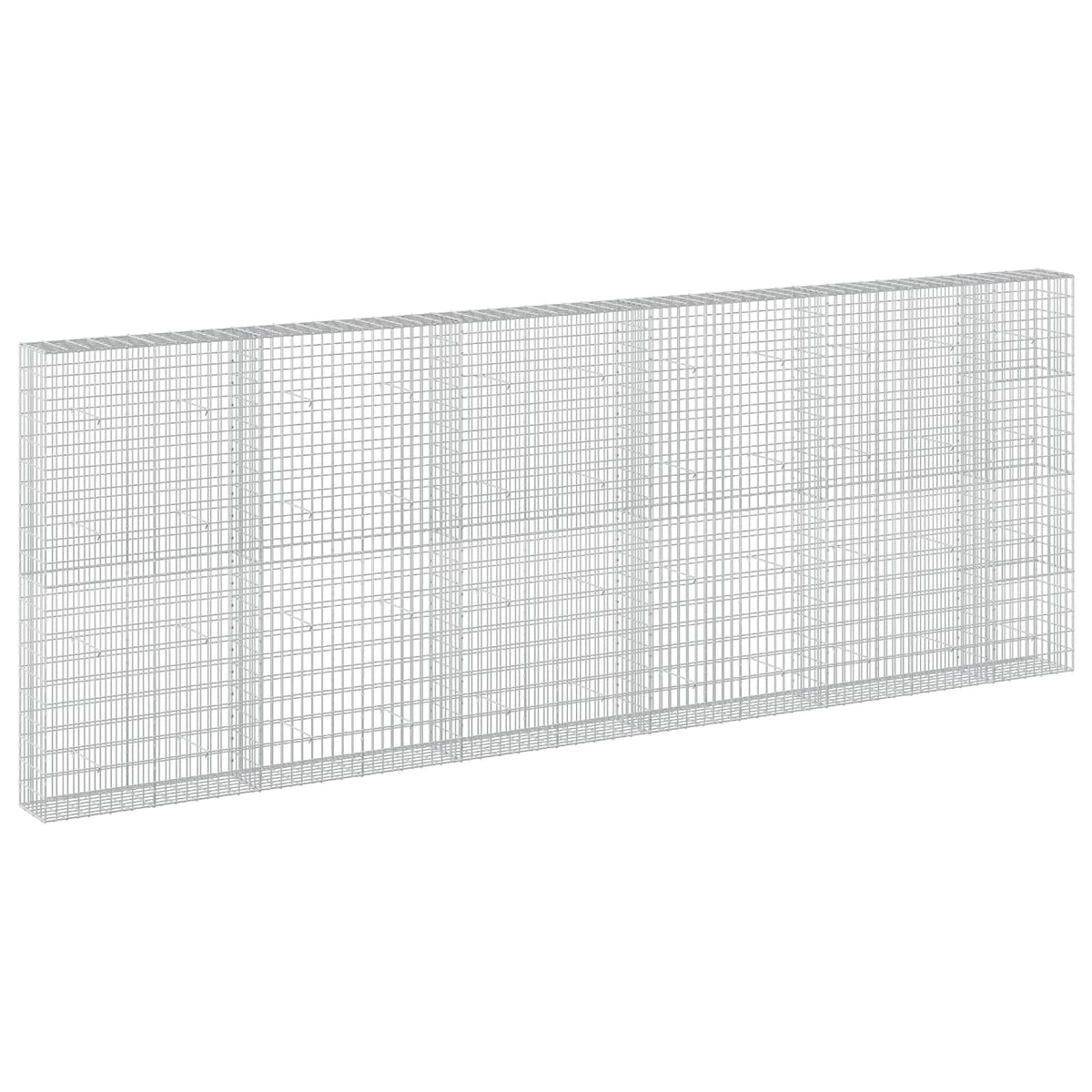vidaXL Gabion z drutu 3,5 mm i siatką 5x10 cm 550x30x200 cm
