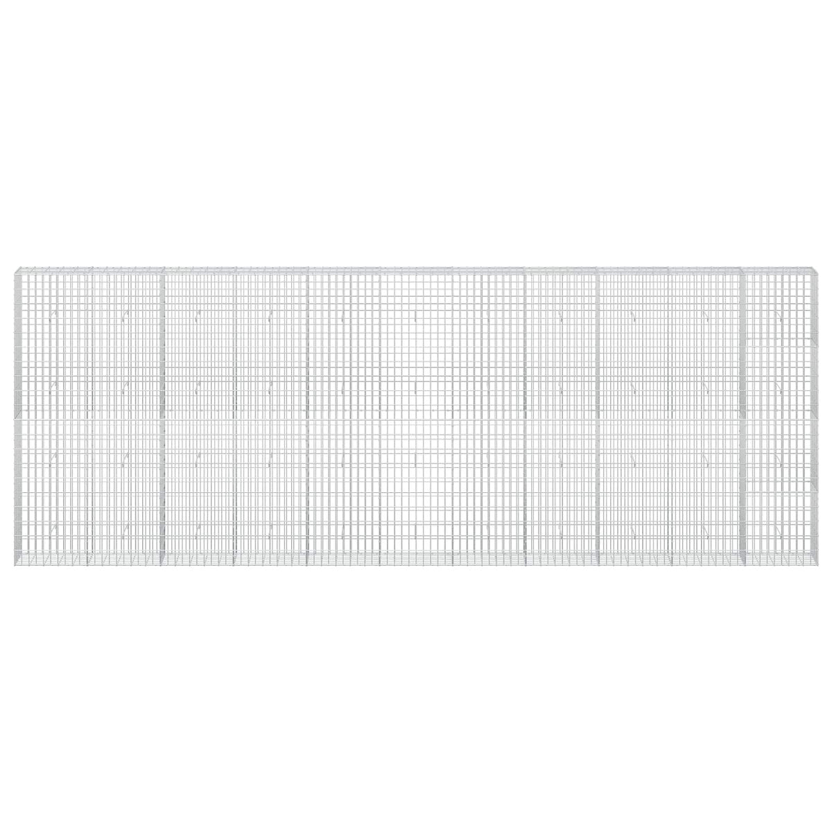 vidaXL Gabion z drutu 3,5 mm i siatką 5x10 cm 550x30x200 cm