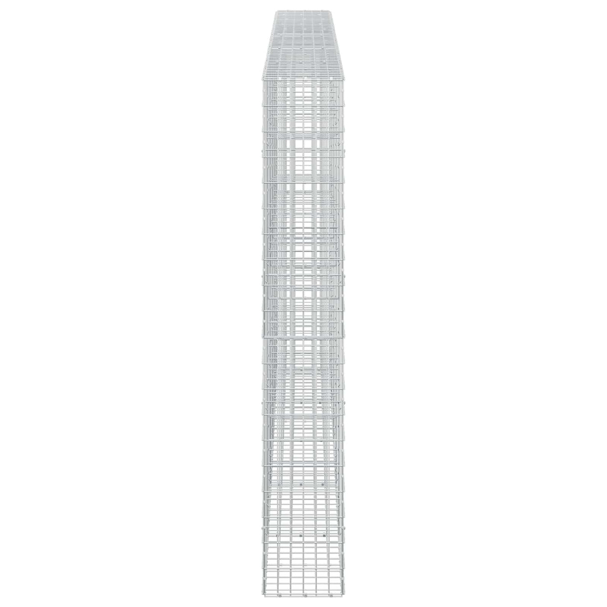 vidaXL Gabion z drutu 3,5 mm i siatką 5x10 cm 550x30x200 cm
