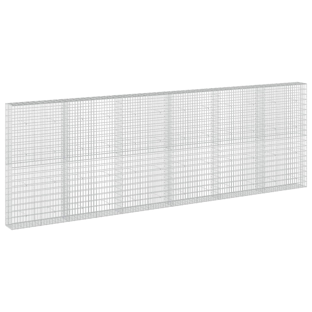 vidaXL Gabion z drutu 3,5 mm i siatką 5x10 cm 600x30x200 cm