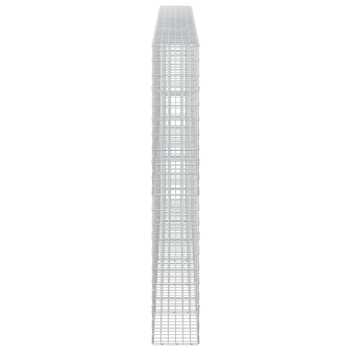 vidaXL Gabion z drutu 3,5 mm i siatką 5x10 cm 600x30x200 cm