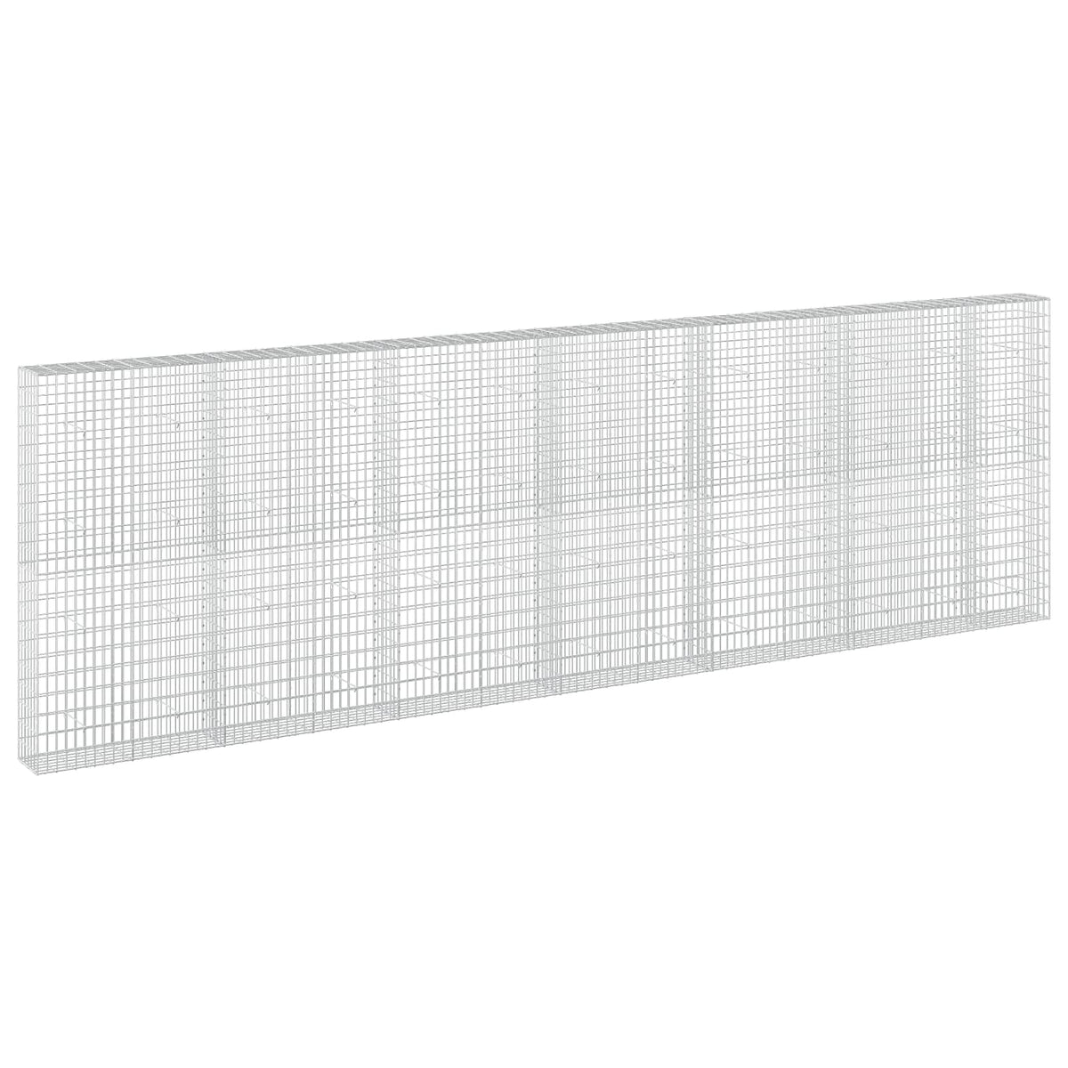 vidaXL Gabion z drutu 3,5 mm i siatką 5x10 cm 650x30x200 cm