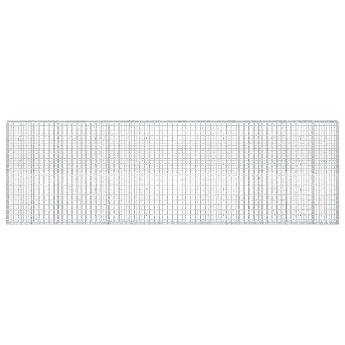 vidaXL Gabion z drutu 3,5 mm i siatką 5x10 cm 650x30x200 cm