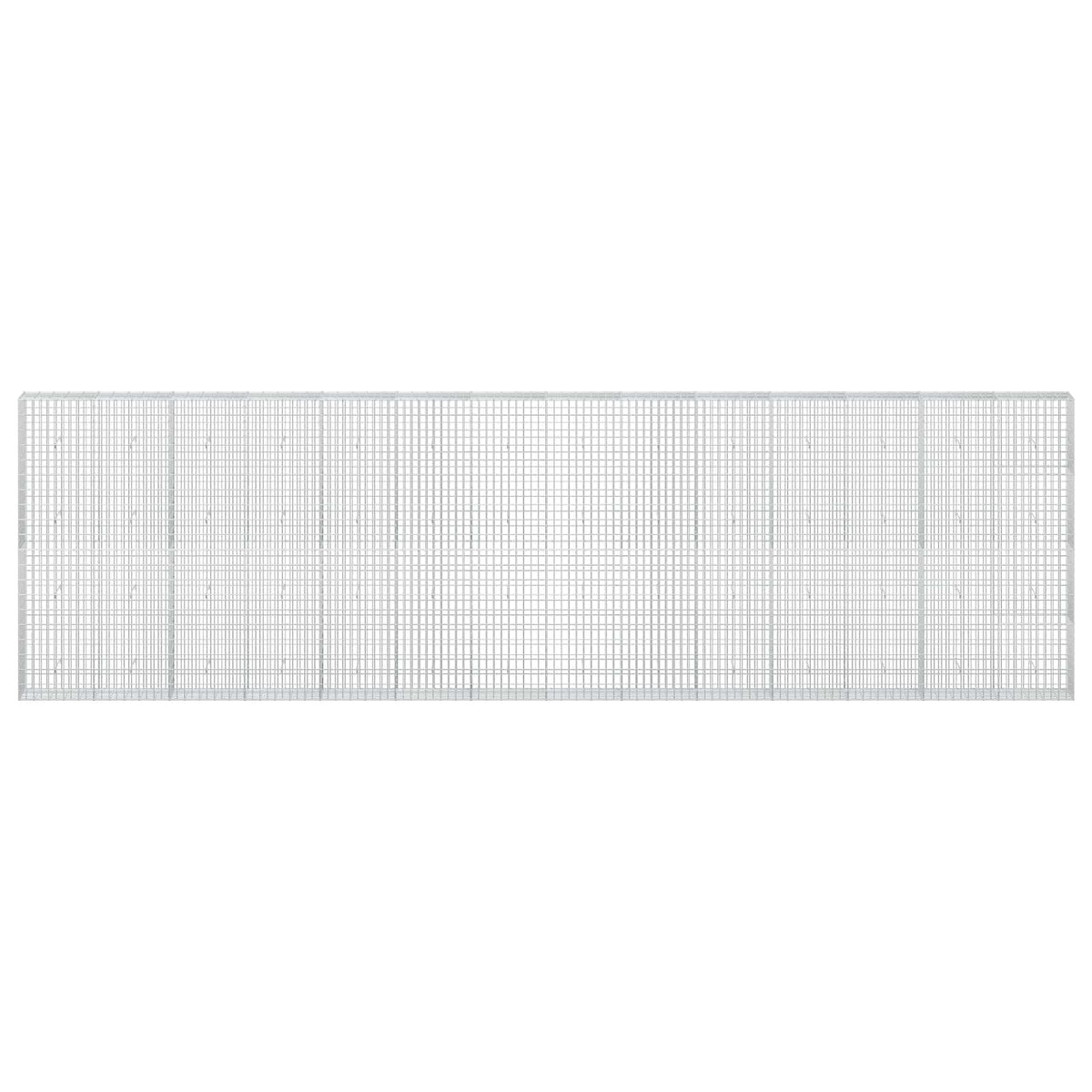 vidaXL Gabion z drutu 3,5 mm i siatką 5x10 cm 700x30x200 cm
