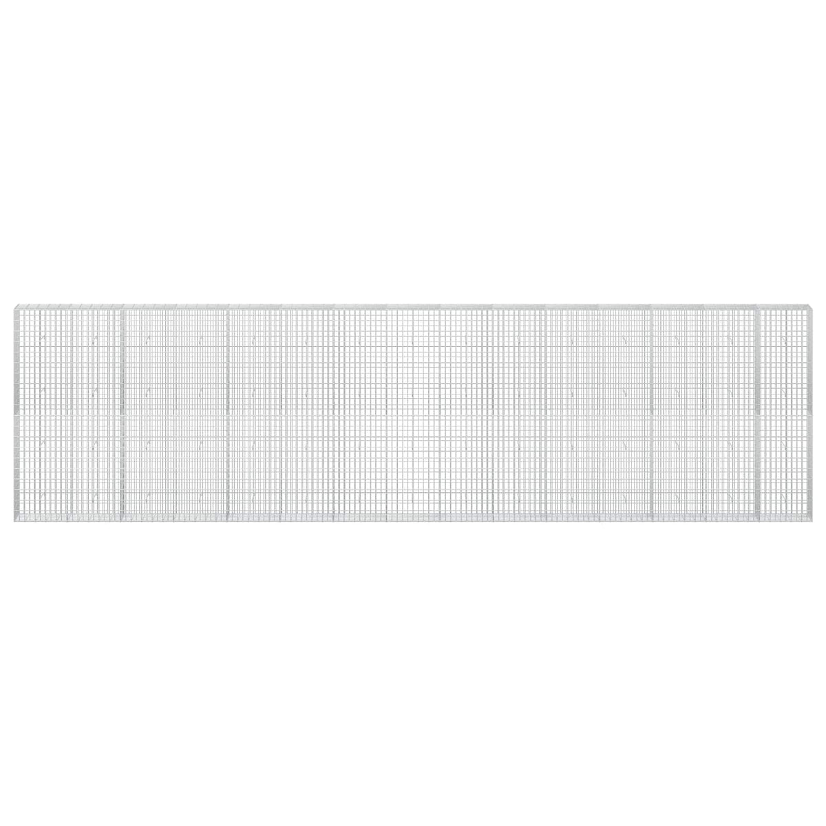 vidaXL Gabion z drutu 3,5 mm i siatką 5x10 cm 750x30x200 cm