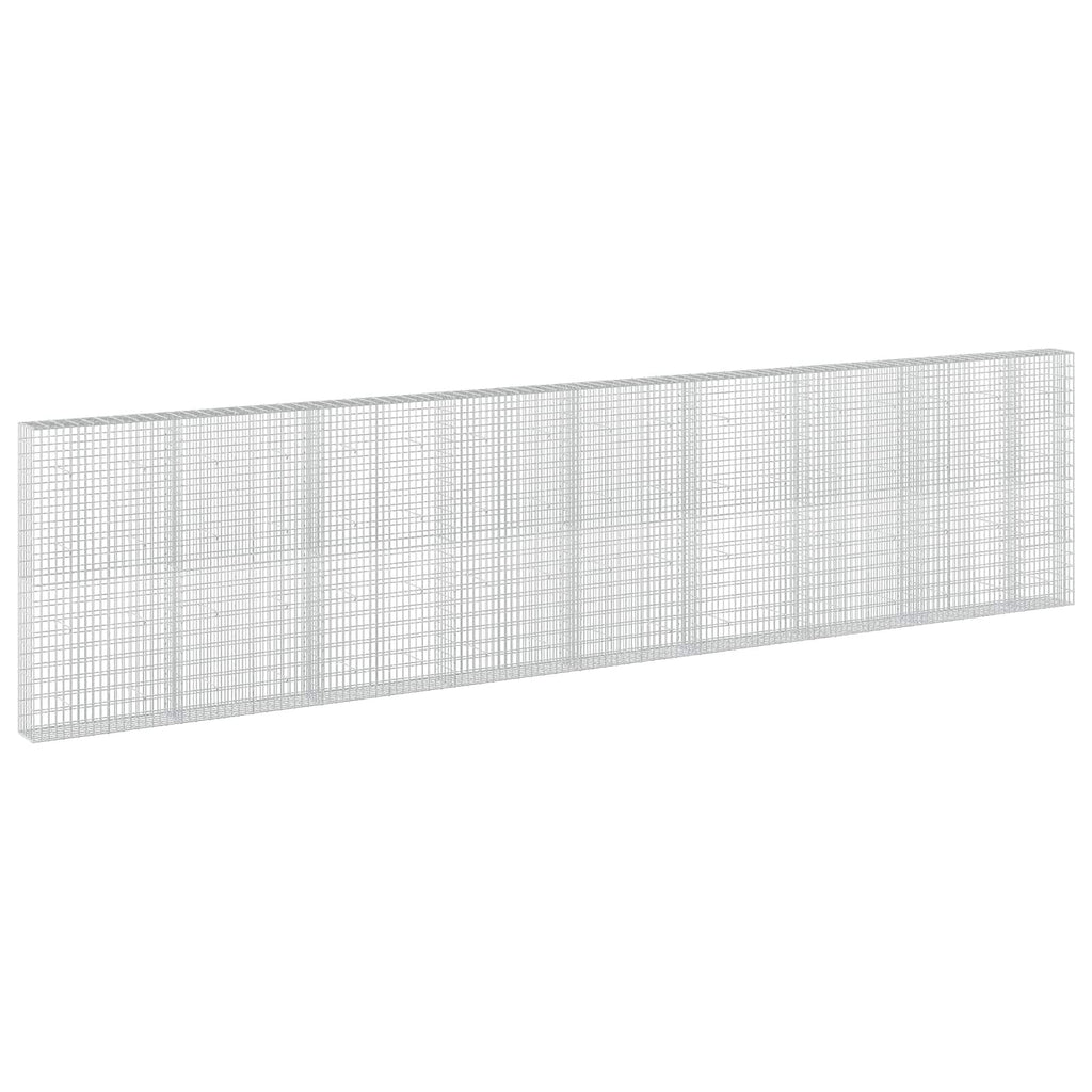 vidaXL Gabion z drutu 3,5 mm i siatką 5x10 cm 850x30x200 cm