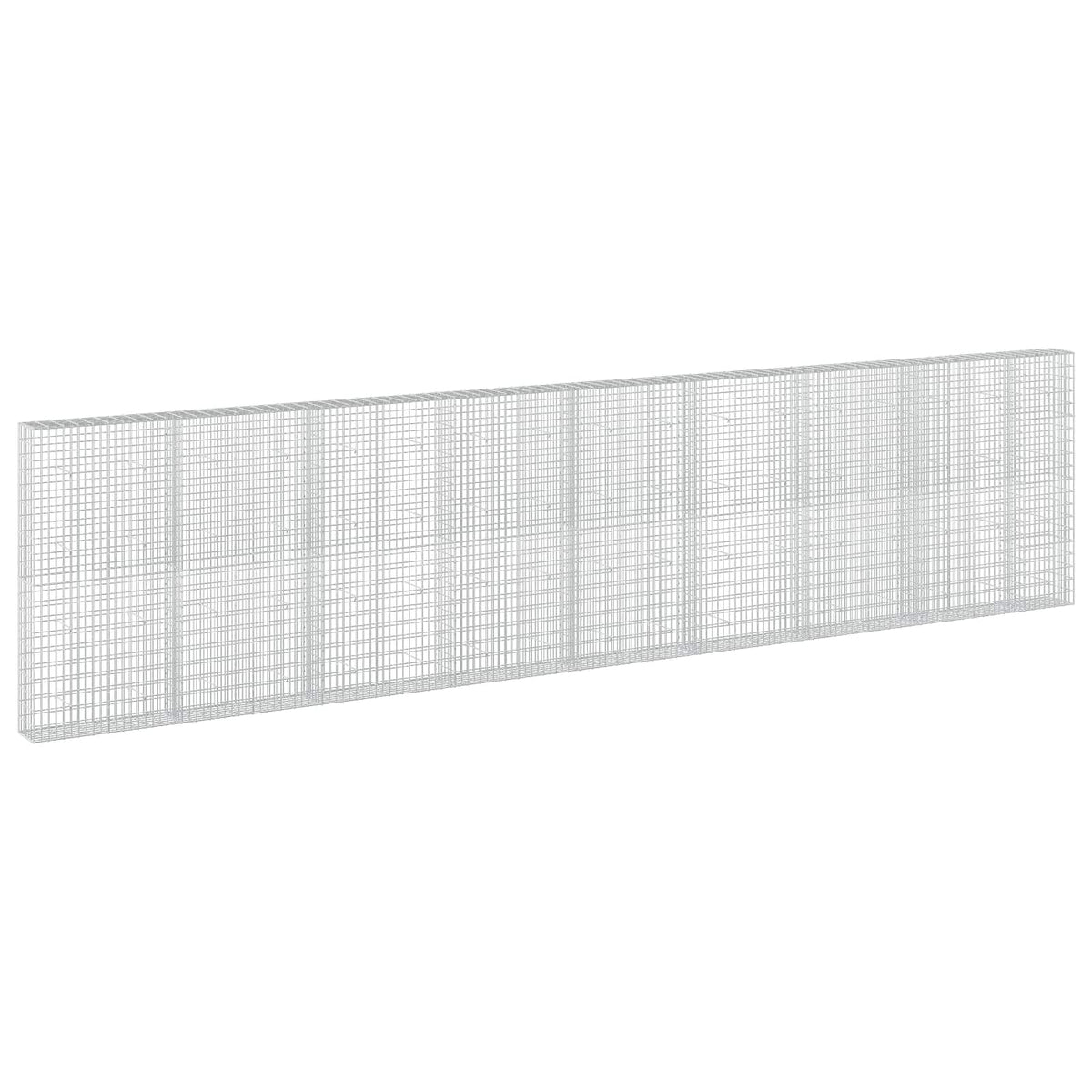 vidaXL Gabion z drutu 3,5 mm i siatką 5x10 cm 850x30x200 cm