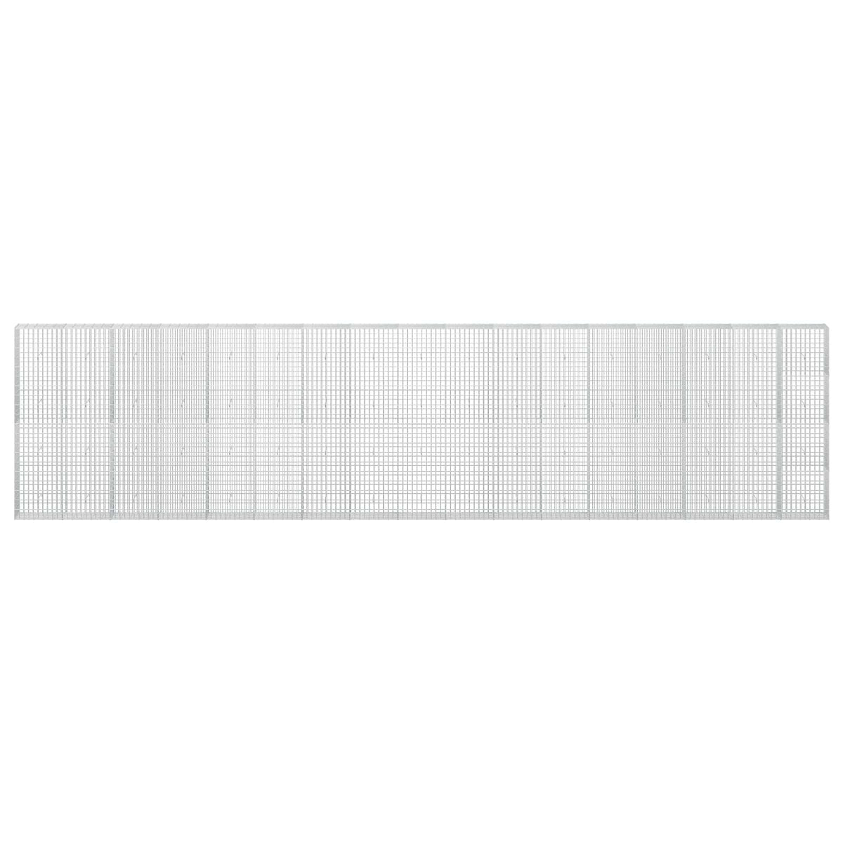 vidaXL Gabion z drutu 3,5 mm i siatką 5x10 cm 850x30x200 cm