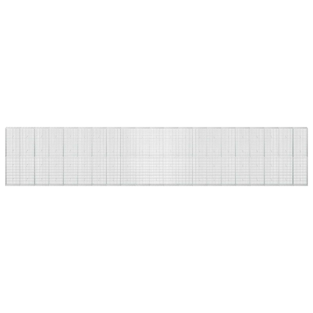 vidaXL Gabion z drutu 3,5 mm i siatką 5x10 cm 1050x30x200 cm