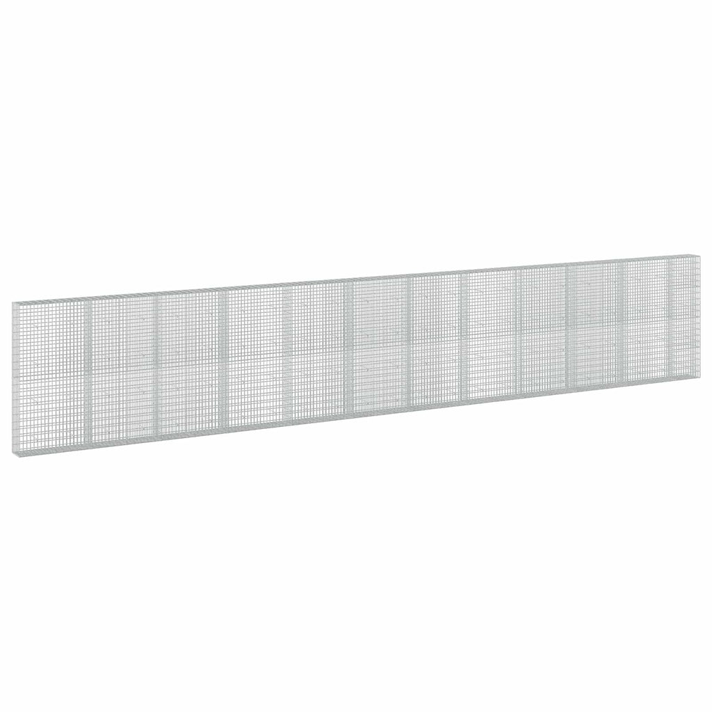 vidaXL Gabion z drutu 3,5 mm i siatką 5x10 cm 1150x30x200 cm