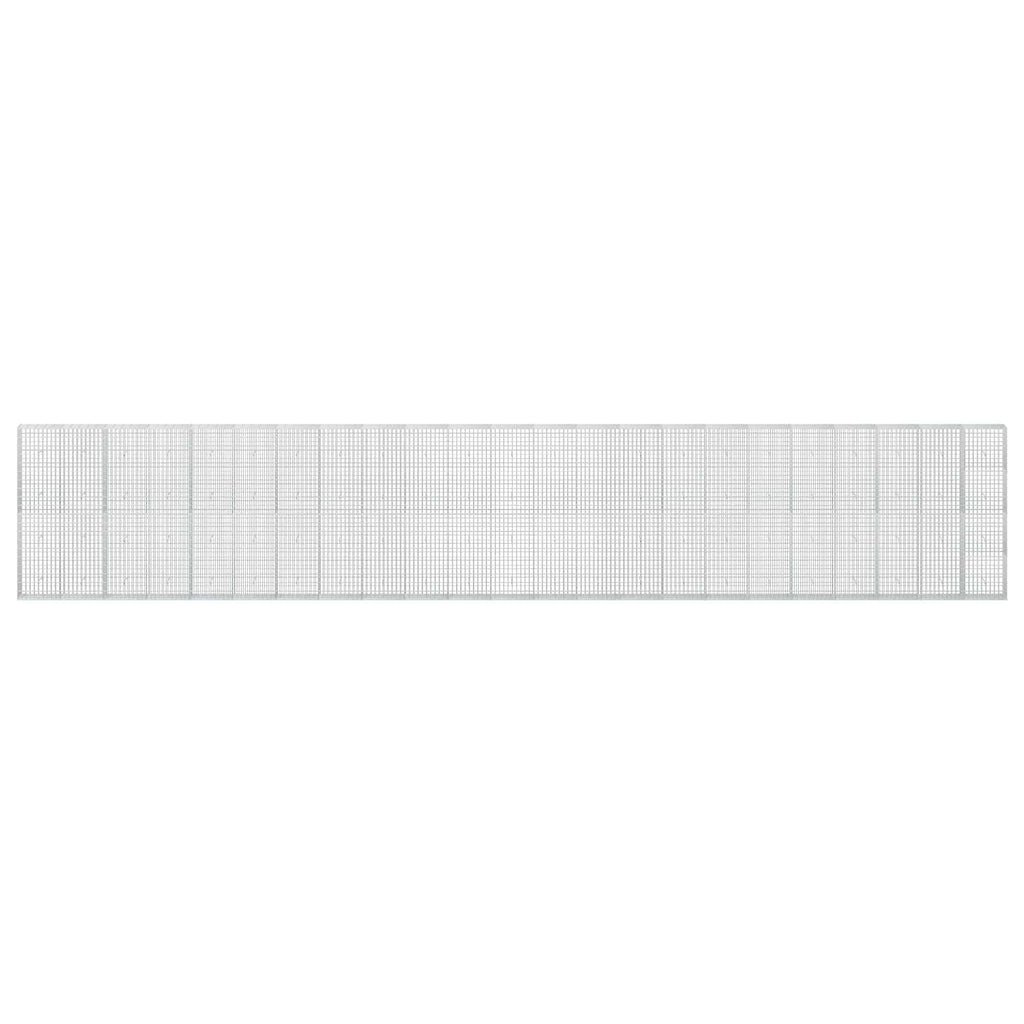 vidaXL Gabion z drutu 3,5 mm i siatką 5x10 cm 1150x30x200 cm