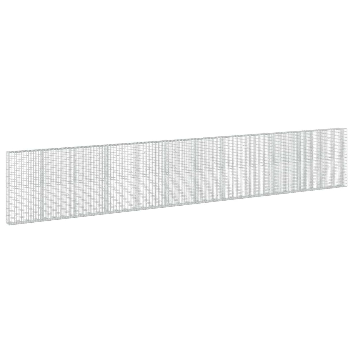 vidaXL Gabion z drutu 3,5 mm i siatką 5x10 cm 1200x30x200 cm