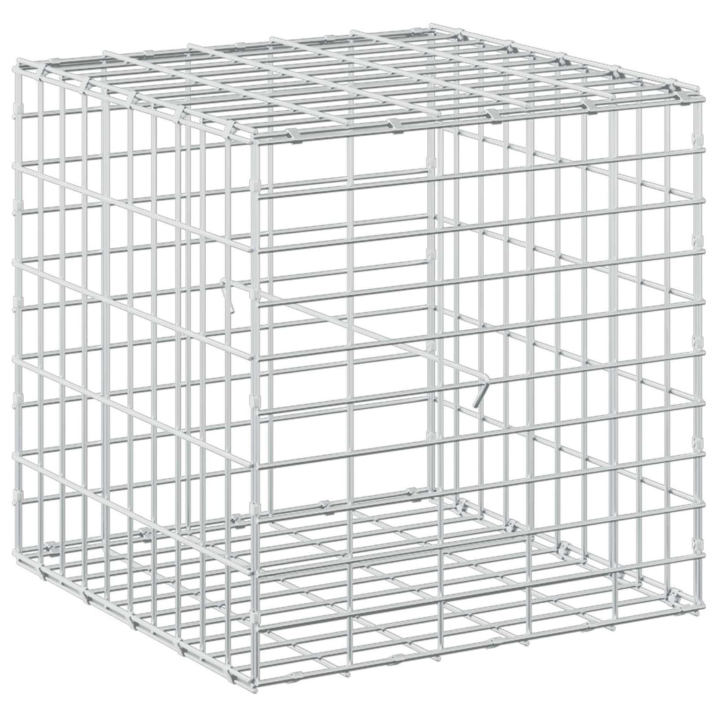 vidaXL Gabion z drutu 3,5 mm i siatką 5x10 cm 50x50x50 cm