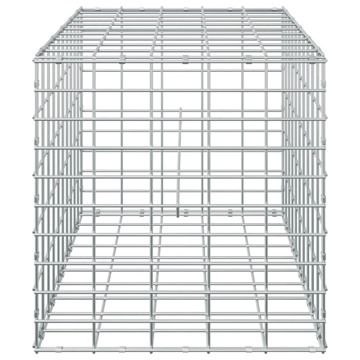 vidaXL Gabion z drutu 3,5 mm i siatką 5x10 cm 50x50x50 cm
