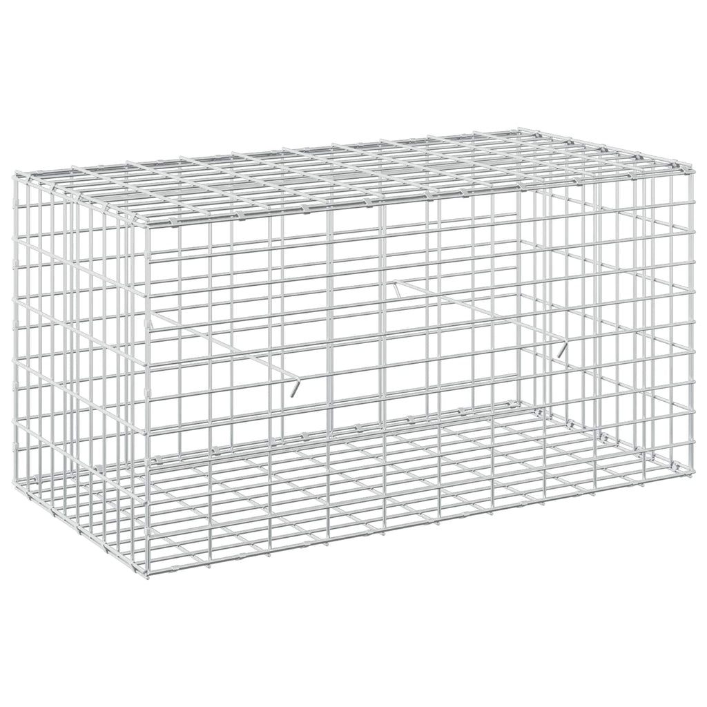 vidaXL Gabion z drutu 3,5 mm i siatką 5x10 cm 100x50x50 cm