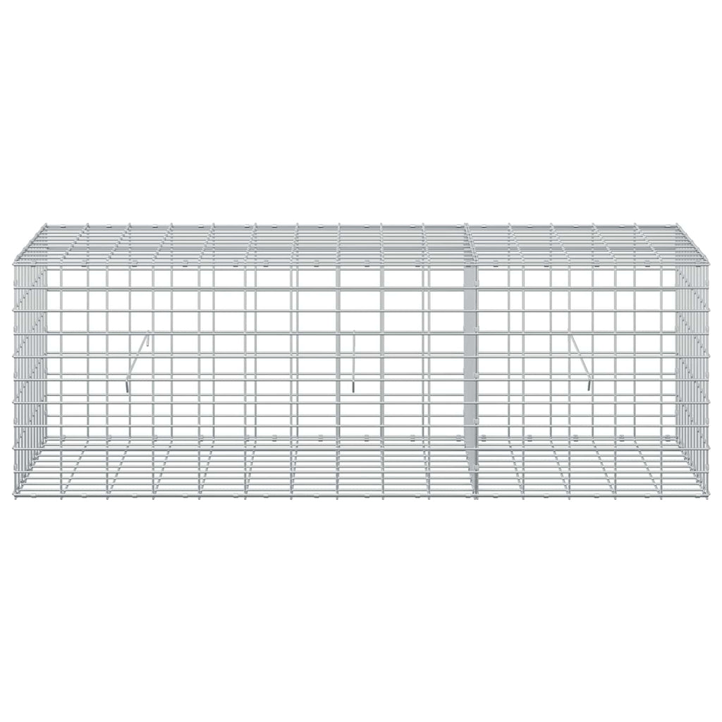 vidaXL Gabion z drutu 3,5 mm i siatką 5x10 cm 150x50x50 cm