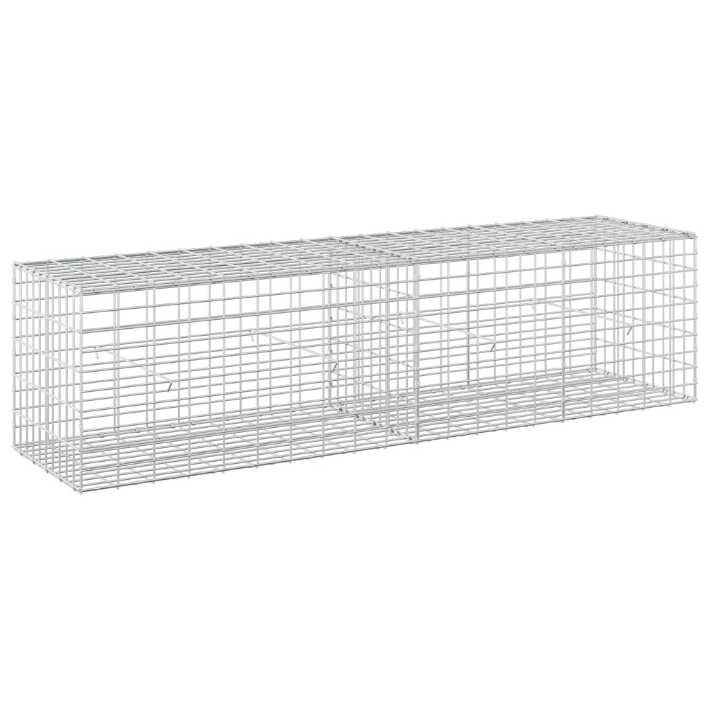 vidaXL Gabion z drutu 3,5 mm i siatką 5x10 cm 200x50x50 cm