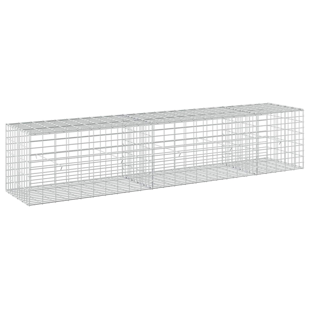 vidaXL Gabion z drutu 3,5 mm i siatką 5x10 cm 250x50x50 cm