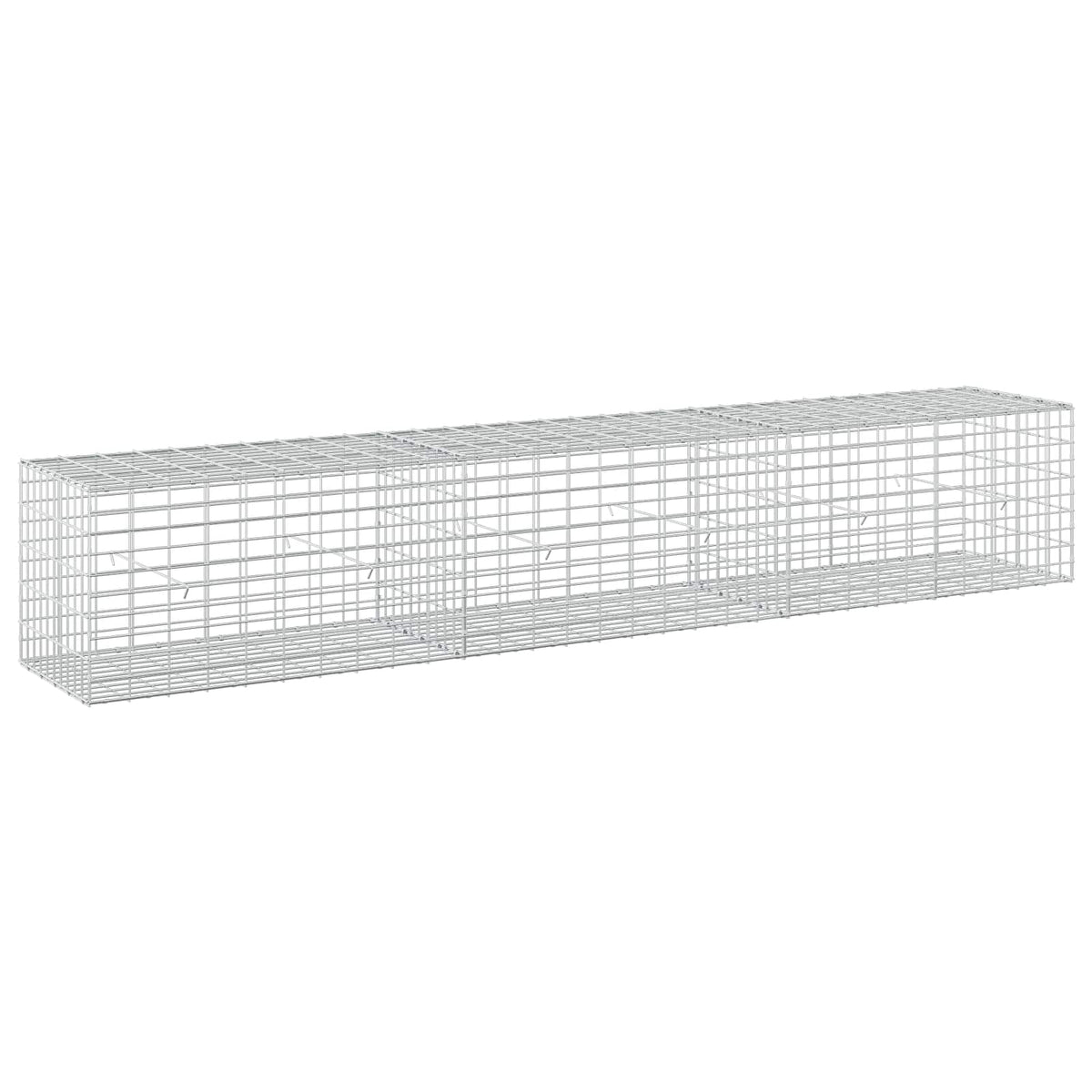 vidaXL Gabion z drutu 3,5 mm i siatką 5x10 cm 300x50x50 cm