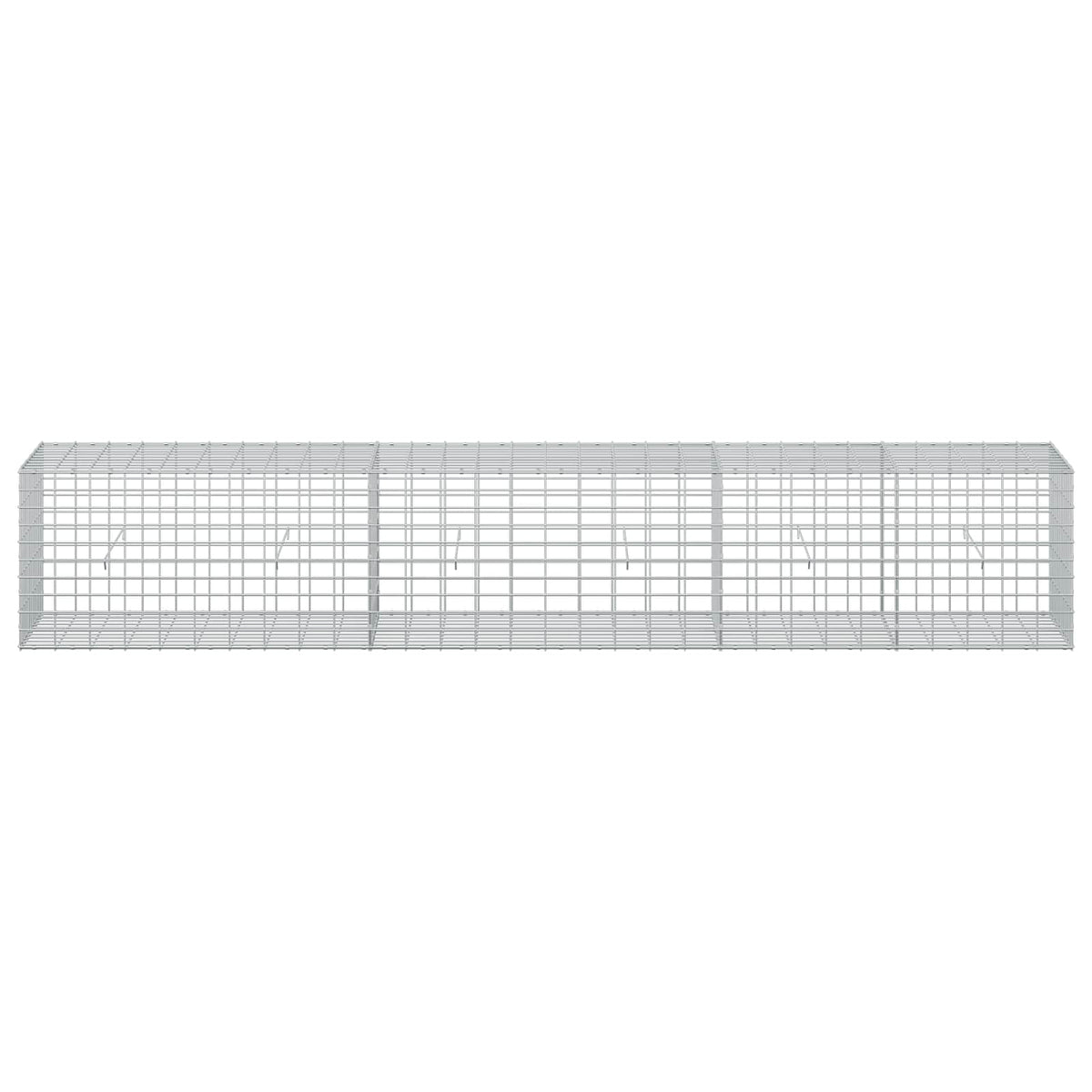 vidaXL Gabion z drutu 3,5 mm i siatką 5x10 cm 300x50x50 cm