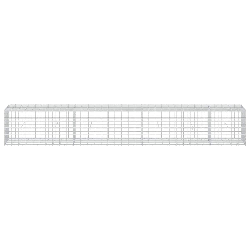 vidaXL Gabion z drutu 3,5 mm i siatką 5x10 cm 350x50x50 cm