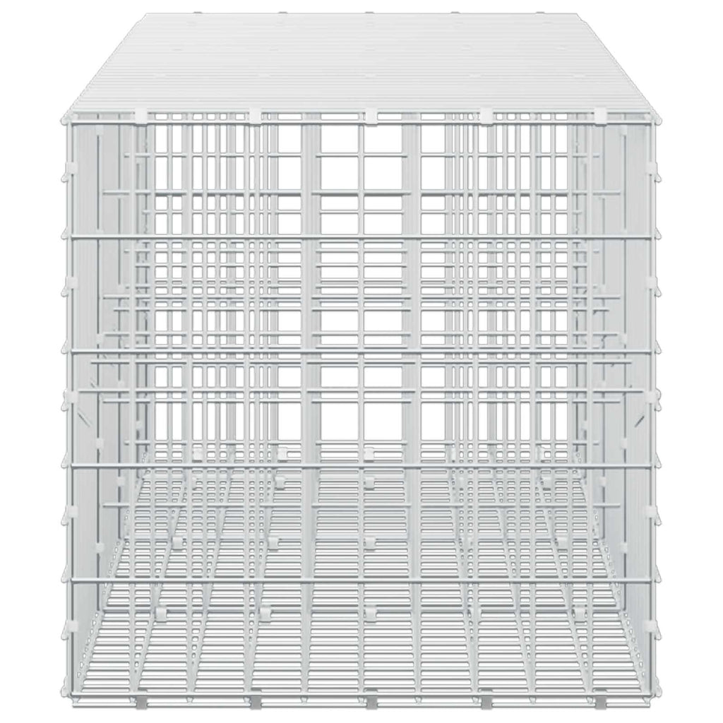 vidaXL Gabion z drutu 3,5 mm i siatką 5x10 cm 350x50x50 cm