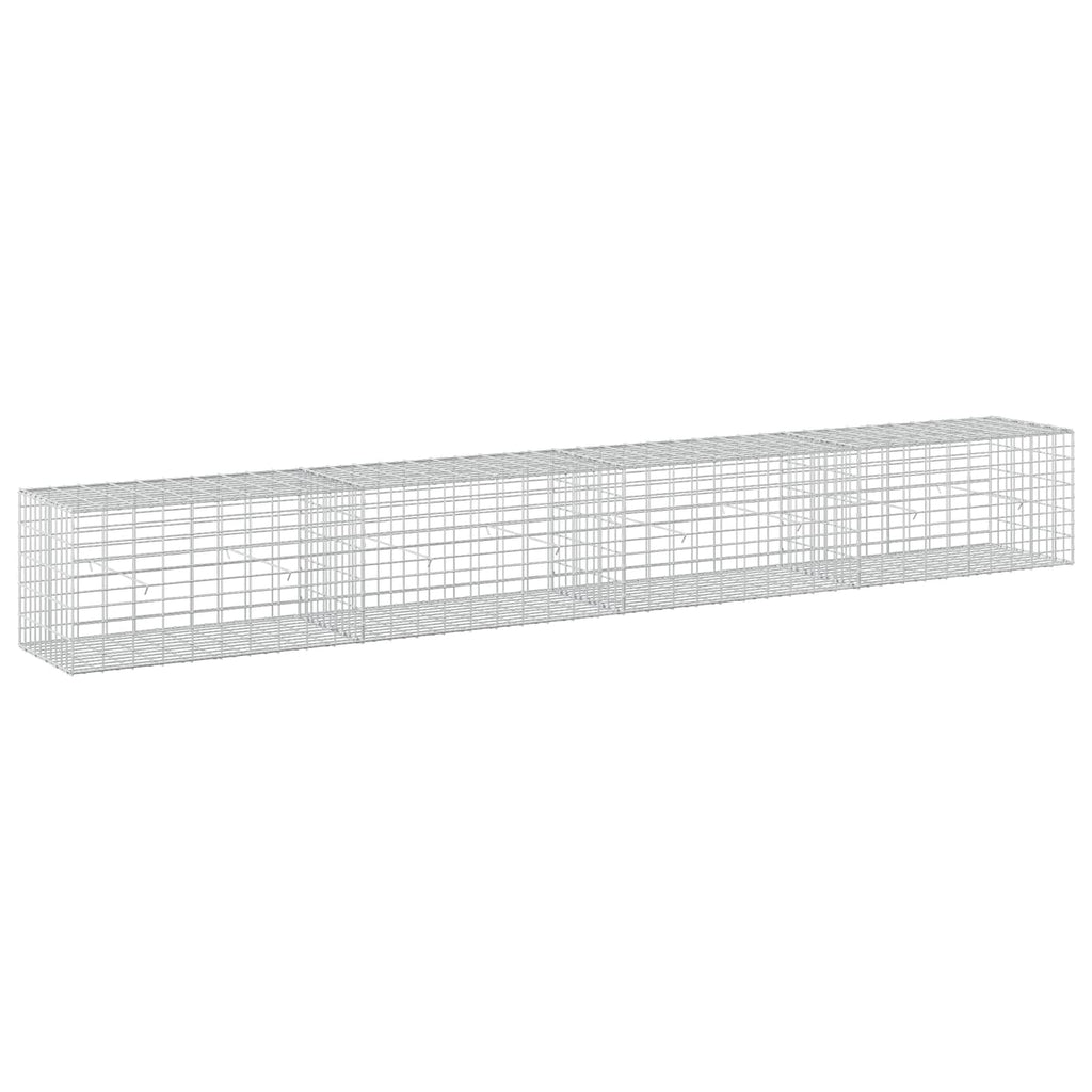 vidaXL Gabion z drutu 3,5 mm i siatką 5x10 cm 400x50x50 cm