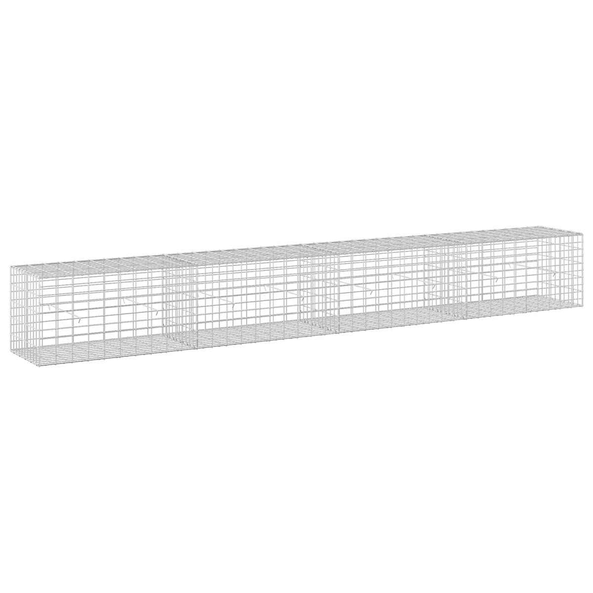 vidaXL Gabion z drutu 3,5 mm i siatką 5x10 cm 400x50x50 cm
