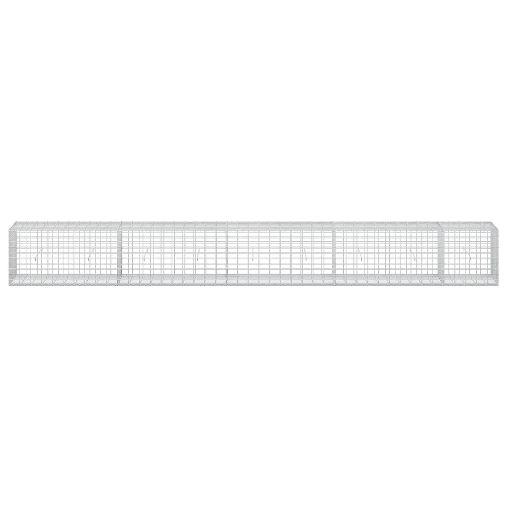 vidaXL Gabion z drutu 3,5 mm i siatką 5x10 cm 450x50x50 cm