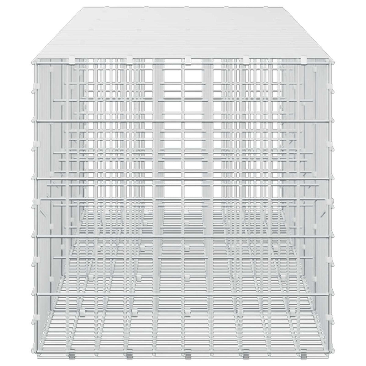 vidaXL Gabion z drutu 3,5 mm i siatką 5x10 cm 450x50x50 cm