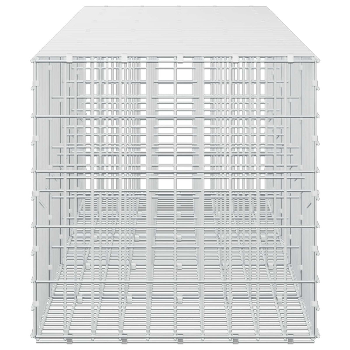 vidaXL Gabion z drutu 3,5 mm i siatką 5x10 cm 500x50x50 cm