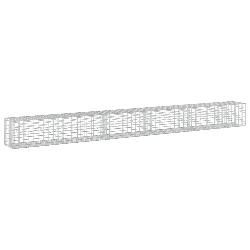 vidaXL Gabion z drutu 3,5 mm i siatką 5x10 cm 550x50x50 cm