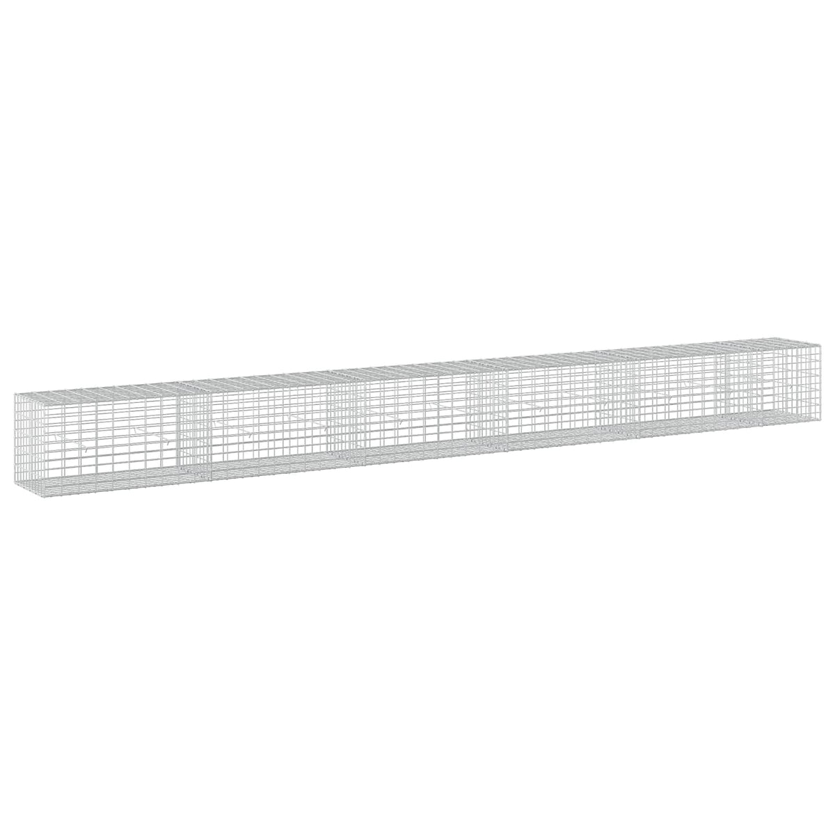 vidaXL Gabion z drutu 3,5 mm i siatką 5x10 cm 550x50x50 cm