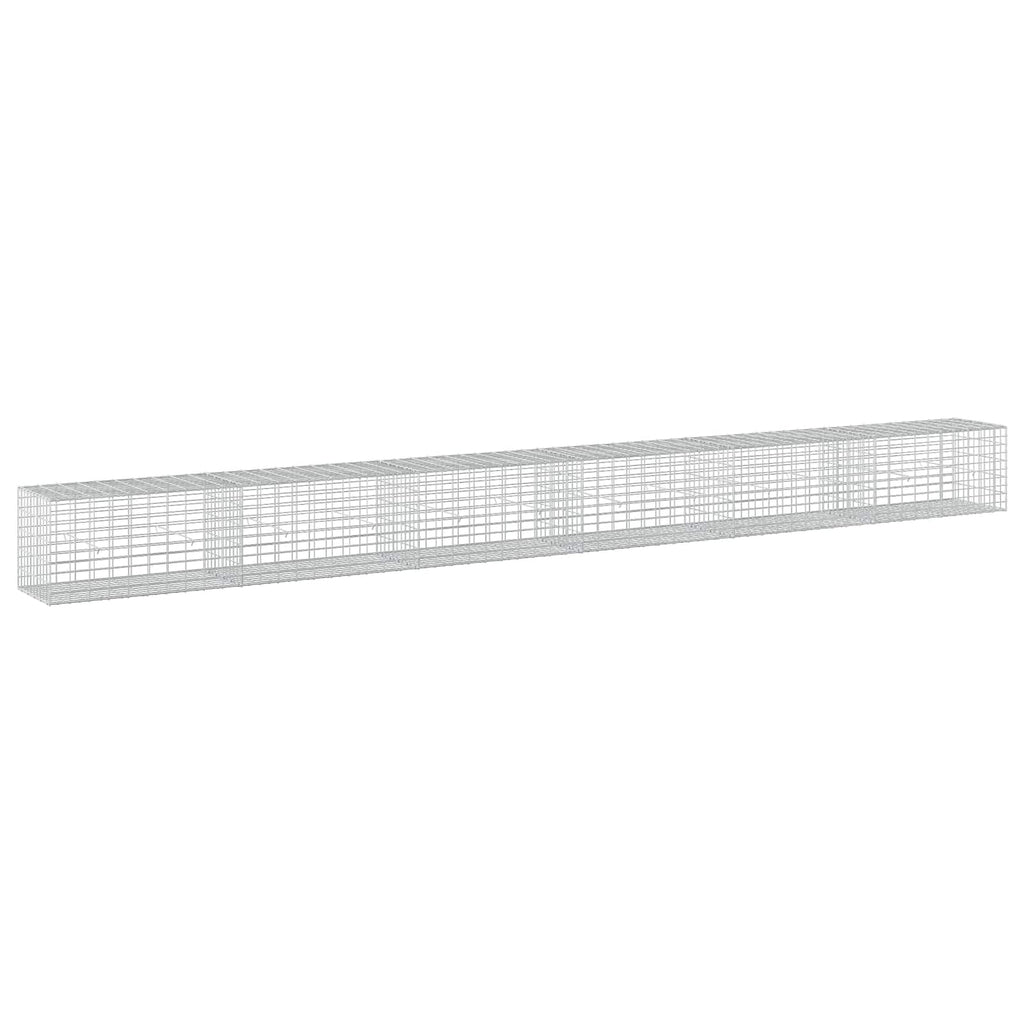 vidaXL Gabion z drutu 3,5 mm i siatką 5x10 cm 600x50x50 cm