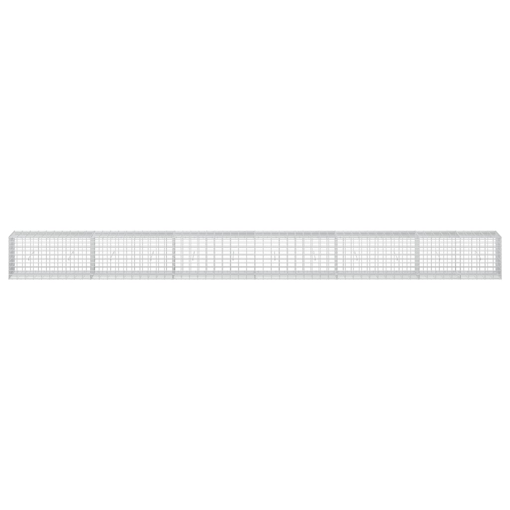 vidaXL Gabion z drutu 3,5 mm i siatką 5x10 cm 600x50x50 cm