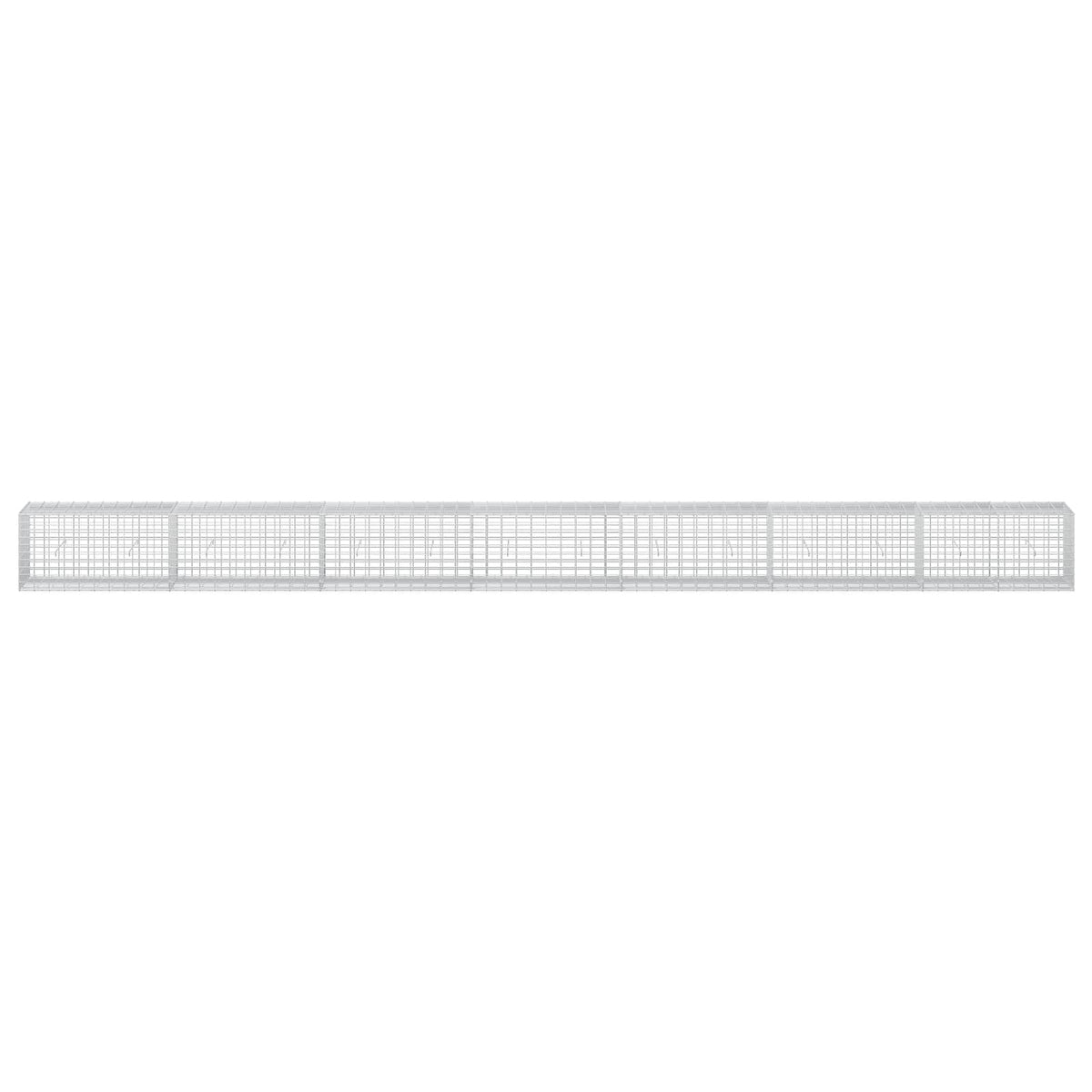 vidaXL Gabion z drutu 3,5 mm i siatką 5x10 cm 700x50x50 cm