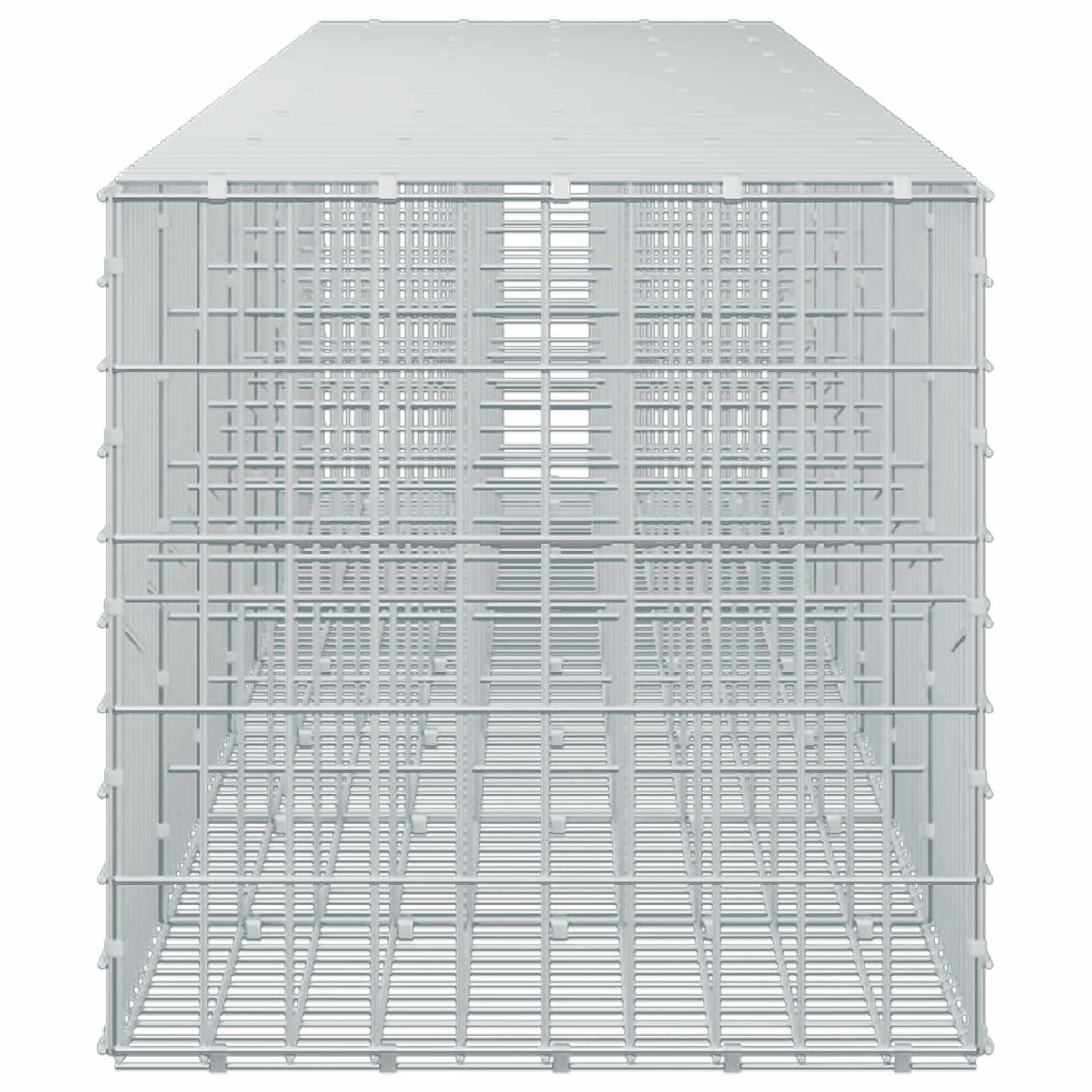 vidaXL Gabion z drutu 3,5 mm i siatką 5x10 cm 750x50x50 cm