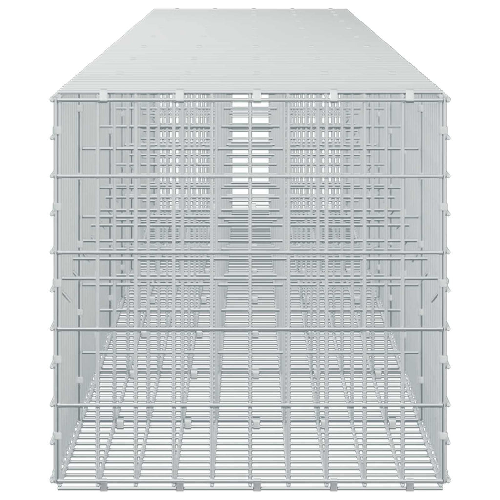 vidaXL Gabion z drutu 3,5 mm i siatką 5x10 cm 800x50x50 cm