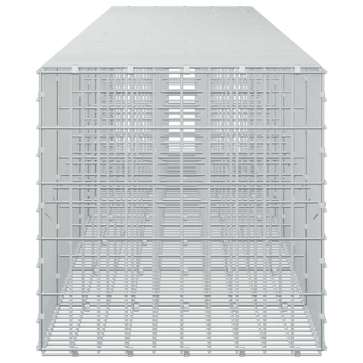 vidaXL Gabion z drutu 3,5 mm i siatką 5x10 cm 800x50x50 cm