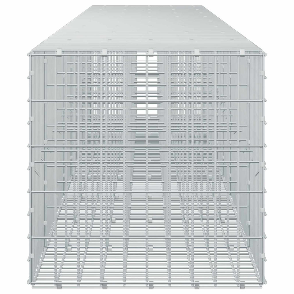 vidaXL Gabion z drutu 3,5 mm i siatką 5x10 cm 850x50x50 cm