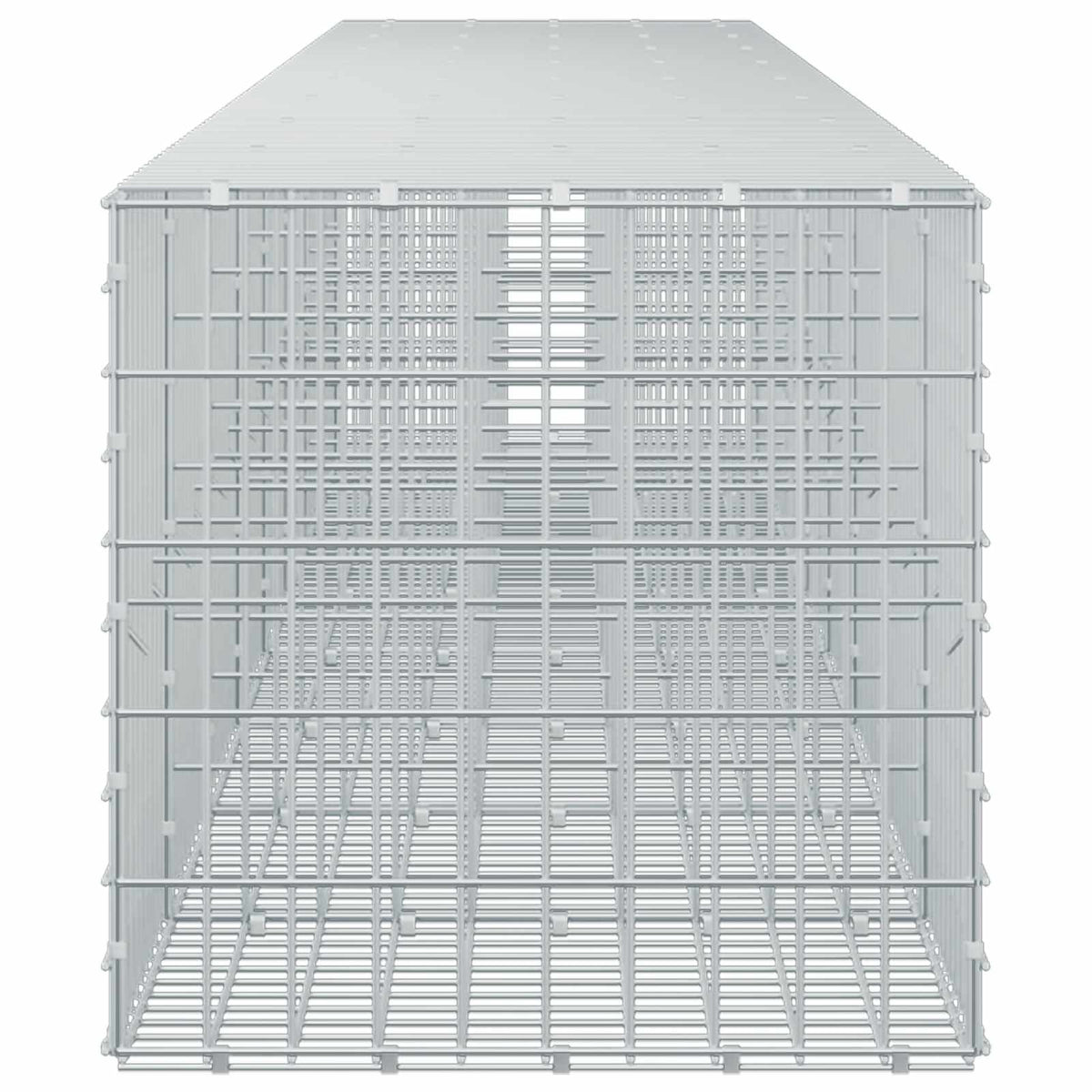 vidaXL Gabion z drutu 3,5 mm i siatką 5x10 cm 850x50x50 cm