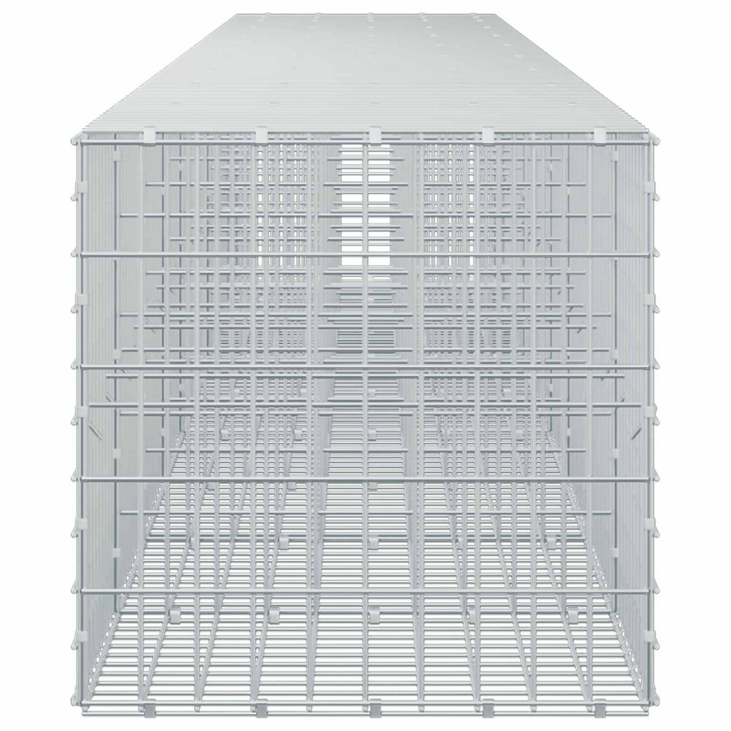 vidaXL Gabion z drutu 3,5 mm i siatką 5x10 cm 900x50x50 cm