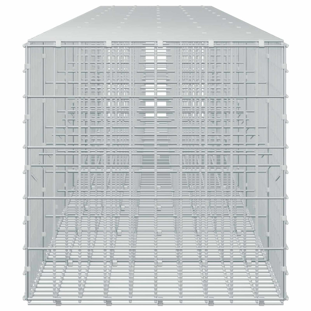 vidaXL Gabion z drutu 3,5 mm i siatką 5x10 cm 950x50x50 cm