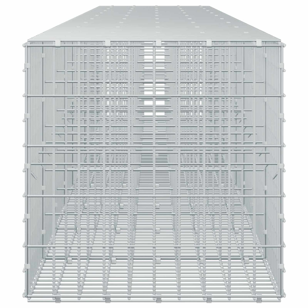 vidaXL Gabion z drutu 3,5 mm i siatką 5x10 cm 950x50x50 cm