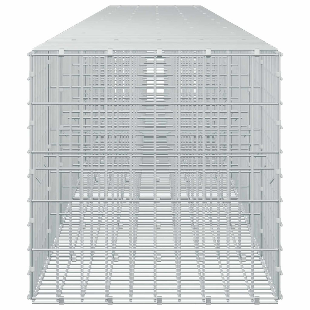 vidaXL Gabion z drutu 3,5 mm i siatką 5x10 cm 1100x50x50 cm