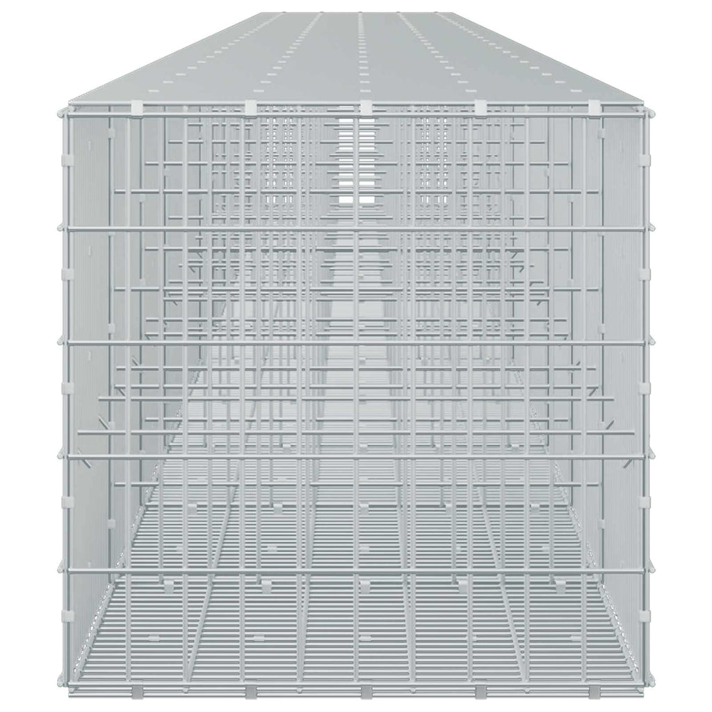 vidaXL Gabion z drutu 3,5 mm i siatką 5x10 cm 1200x50x50 cm