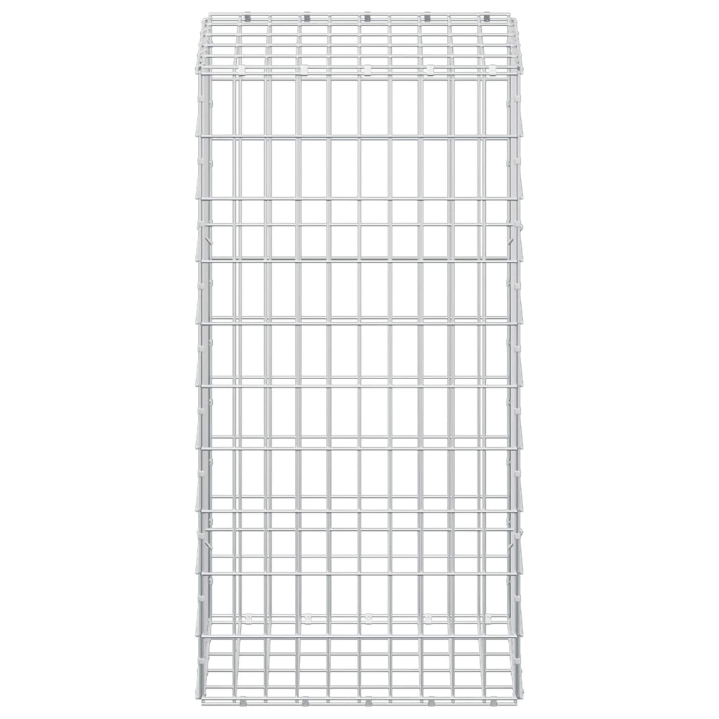 vidaXL Gabion z drutu 3,5 mm i siatką 5x10 cm 50x50x100 cm
